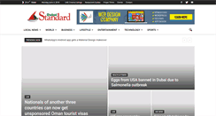 Desktop Screenshot of dubaistandard.com